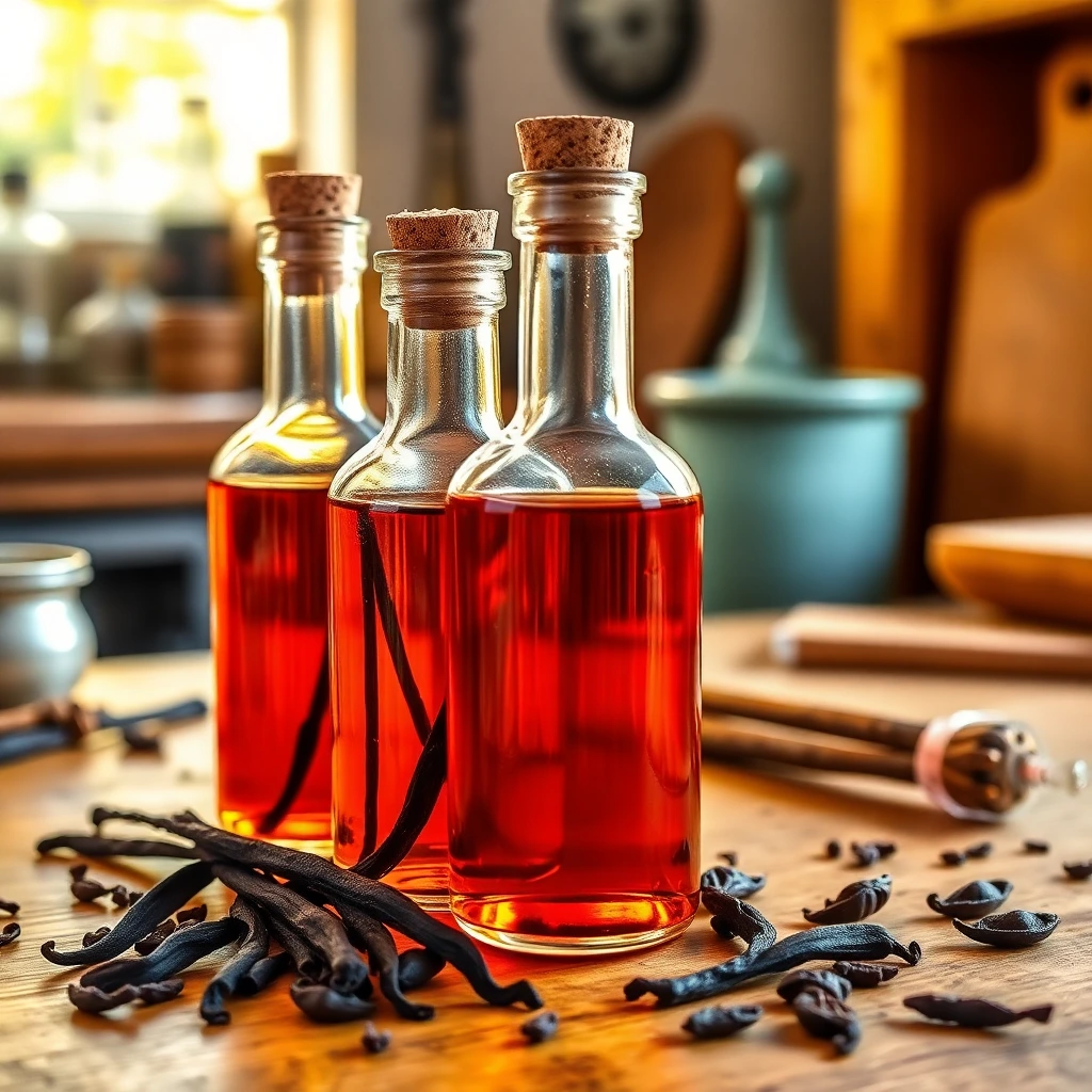 Homemade vanilla extract